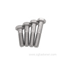 Stainless steel A4-80 hex bolt with half thread bolts